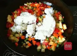 Vegetable Baked Rice Recipe Illustration 8