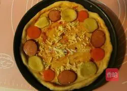 Illustration of how to make as big a pizza as you want 16