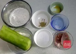 Illustration of Fried Green Radish Meatballs 1