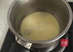 Illustration of how to make hot noodle chiffon cake 2