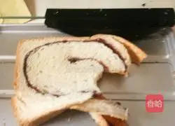 Roasted red bean milk bread slices baked in the oven 1 Recipe Illustration 5