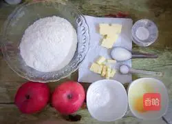 Apple Illustration of how to make pie 1