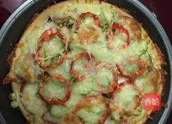 Illustration of how to make family pizza 7