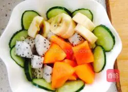 Corn Vegetable and Fruit Assorted Salad Recipe Illustration 6