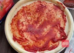 Super Brushed Sausage Pizza Recipe Illustration 3