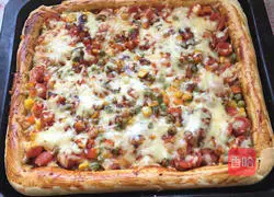 Homemade pizza Illustration of how to do it 8