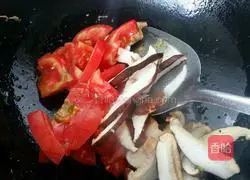 Illustration of how to make tomato and egg noodles 5