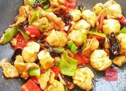 Illustration of how to make oily pork rolls 14