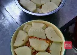 Steamed pork with soy sauce powder Practice illustration 5