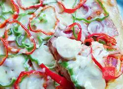 Cheese Bacon Pizza Recipe Illustration 17