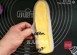 Illustration of how to make simulated corn mousse cake 13