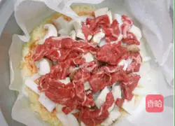 Illustration of how to make rice pizza 3