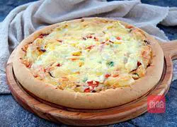 Vegetable Bacon Pizza (Nine Inch) Recipe Illustration 18