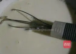 Illustration of how to make cocoa-flavored mango pancake 2