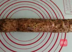 Yam and Purple Sweet Potato Cake Recipe Illustration 1