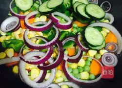 Low-fat ham assorted pizza Illustration of how to do it 5