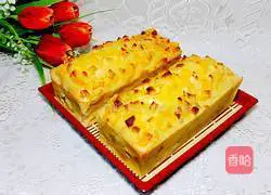 Illustration of how to make French salty cake 12