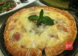 Qinglian Illustration of how to make pizza 5