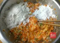 Illustration of how to make fried vegetable balls 4