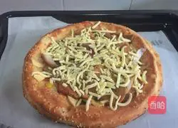 Kuaishou Lanren Original Beef American Pizza Recipe Illustration 6