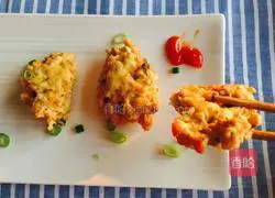 Illustration of how to make shrimp skin and radish balls 8