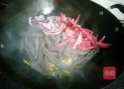 Illustration of how to make fried konjac with kimchi 5