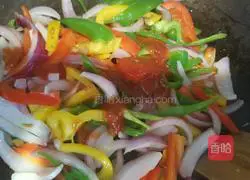 Illustration of how to make tomato spaghetti 9