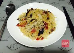 Illustration of home-style assorted fried rice noodles 9