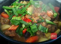 Illustration of how to make braised chicken nuggets 11