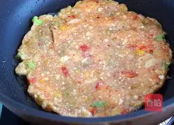 Illustration of how to make kimchi pancake 9