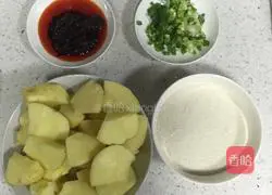 Illustration of how to make steamed rice noodles and meat 2