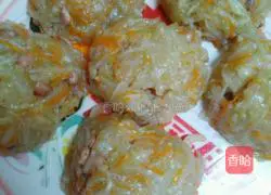 Illustration of how to make carrot ball cake 11