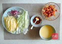 Illustration of how to make vegetable burritos 2