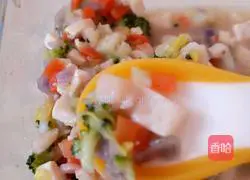 Illustration of how to make assorted tofu for baby food supplement 6