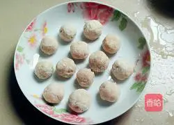 Illustration of how to make crystal radish meatballs 8