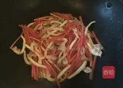 Black Pepper Beef Illustration of how to make stir-fried willow udon 5