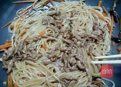 Three shredded fried rice noodles (Cantonese style) illustration 10