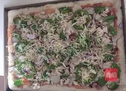 Chicken King Oyster Mushroom Pizza Recipe Illustration 12