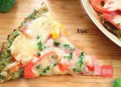 Illustration of how to make broccoli pizza 7