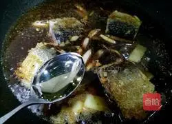 Illustration of how to make herring, cabbage and tofu pot 12