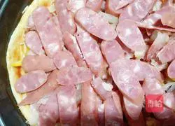 Illustration of how to make delicious pizza with fillings 17