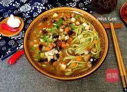 Illustration of how to make homemade steamed noodles 16