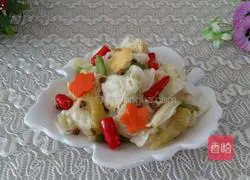 Illustration of how to make spicy and sour Korean kimchi 8