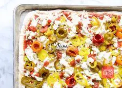 Illustration of how to make pepper pizza 4