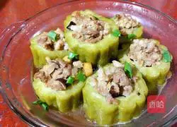 Illustration of how to make bitter melon 13