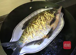 Illustration of how to make steamed bream 7