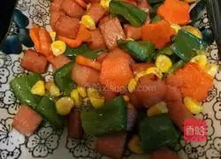 Illustration of how to make double beef cheese cheese pizza 4