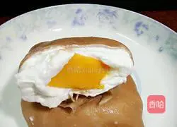 Illustration of how to make cocoa flavored mango pancake 9