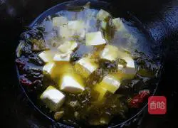 Illustration of how to make pickled cabbage and tofu soup 9