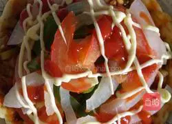 Chicken Pizza Recipe Illustration 5